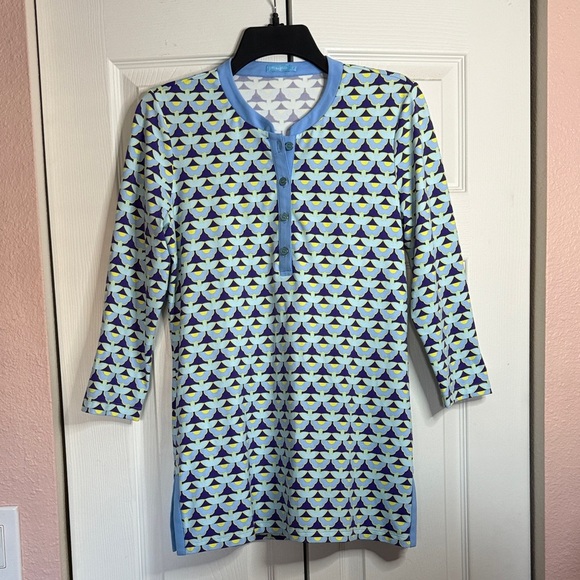 J. McLaughlin Tops - J McLoughlin Tunic Top Catalina Print size S